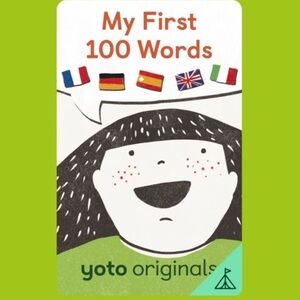 My First 100 Words Card